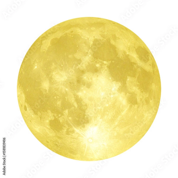 Fototapeta お月見、満月のイラスト素材