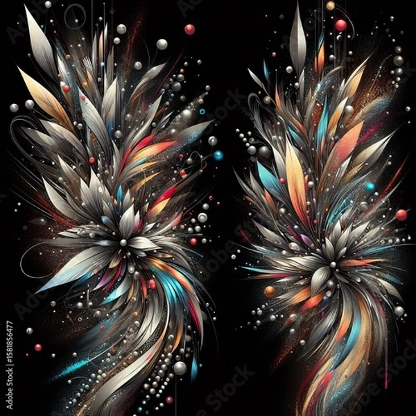 Fototapeta Sparkling digitized with immaculate pre