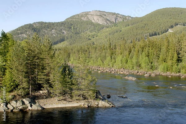 Obraz mountain river