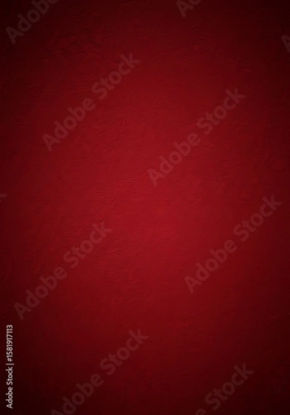 Fototapeta Abstract grunge red background with a distressed, vintage feel and subtle dark vignetting.

