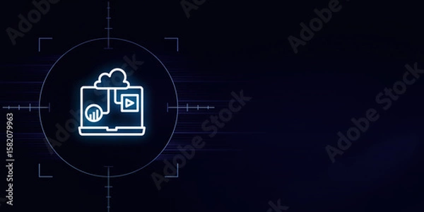 Fototapeta Empowering Cloud Workflows Seamless Access to Data, Analytics, and Media