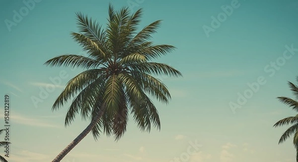 Fototapeta 碧空の楽園