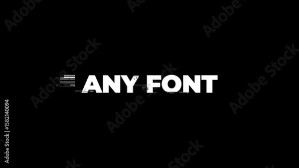 Obraz Title Animator Bold Glitch 07