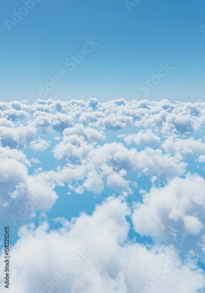 Fototapeta 天上の綿雲海