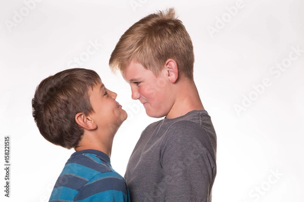 Obraz Two Boys Face to Face