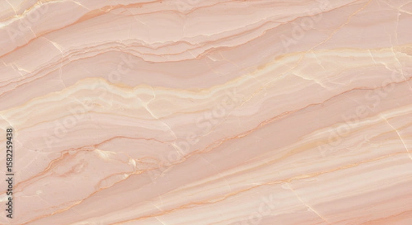 Fototapeta Abstract marble texture in peach tones