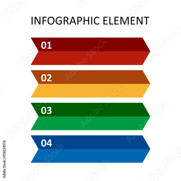Fototapeta INFOGRAPHIC ELEMENTS GRAPH 