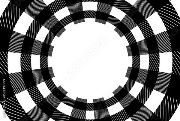 Obraz black and white abstract background