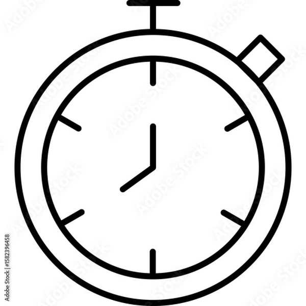 Fototapeta Time and Clock Icon
