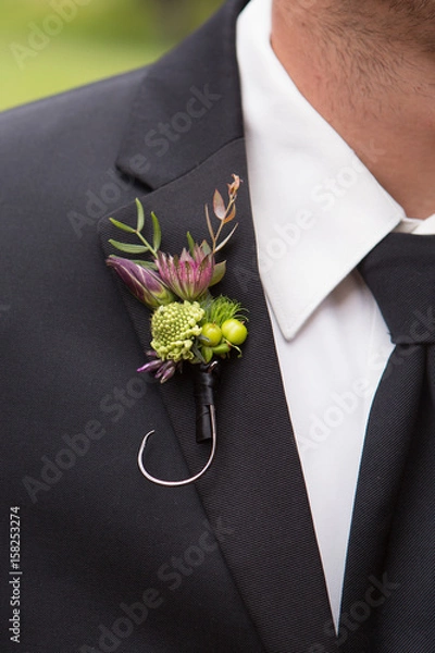 Obraz Fish hook Boutonniere