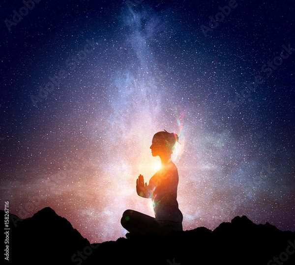 Obraz Próbuję skoncentrować się na pozytywności