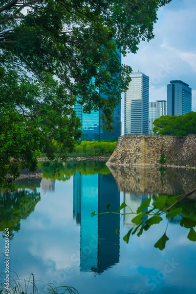 Fototapeta Reflection in Osaka