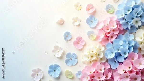 Obraz colorful easter eggs on white background