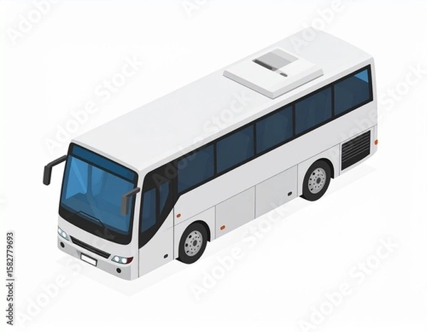 Obraz アイソメトリック　バス