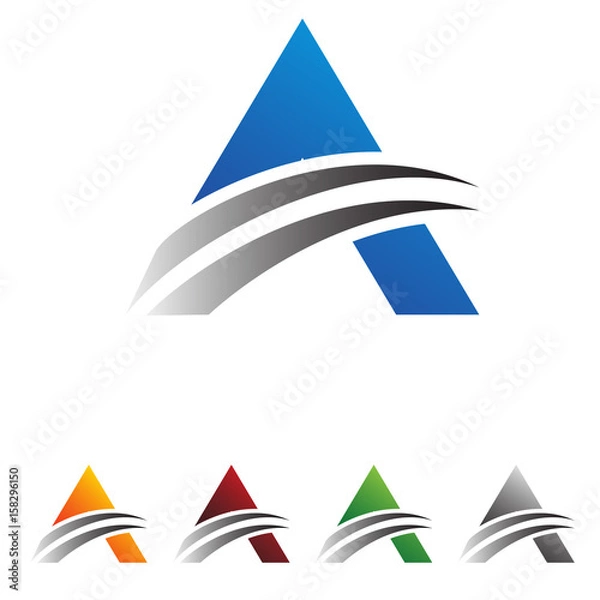 Obraz A letter, a logo design