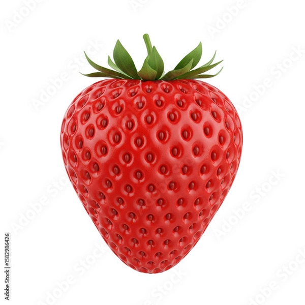 Obraz strawberry isolated on white background
