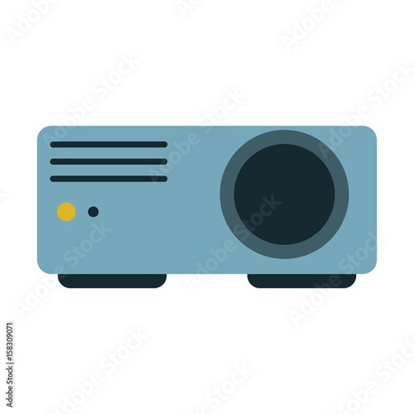 Fototapeta video projector icon image vector illustration design 