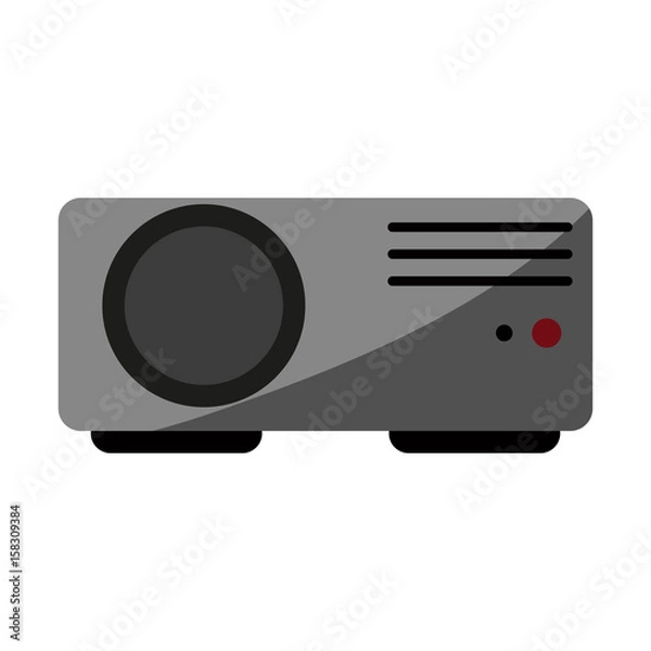 Fototapeta video projector icon image vector illustration design 