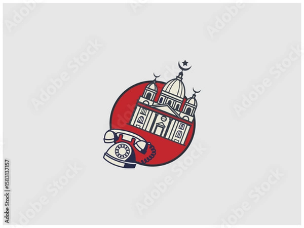 Fototapeta premium icon design vector, vector and illustration.