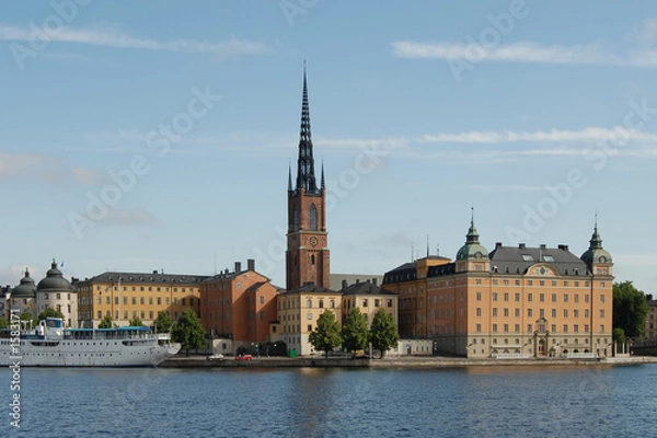 Obraz view of stockholm by day, sweden