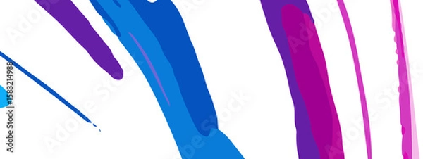 Fototapeta Bright color and White color Abstract Background, Dreamy Aesthetic Pastel Design for Relaxation & Inspiration. White Abstract Art Background, Calm, Minimal and Modern Visuals. White with royal colors