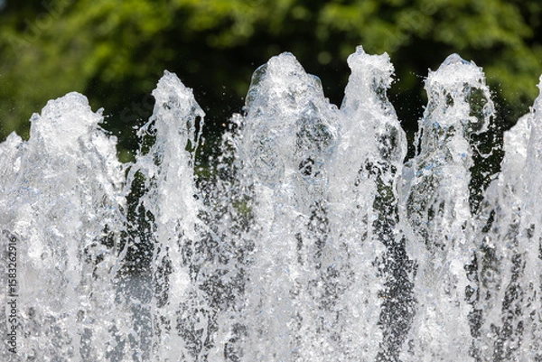 Fototapeta 噴水の水しぶき