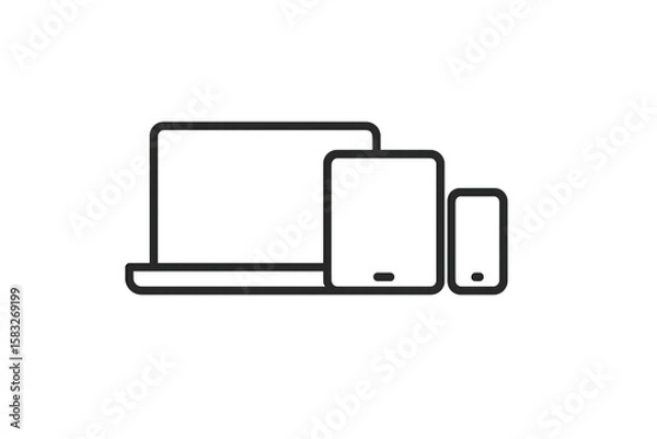 Obraz mobile phone with battery