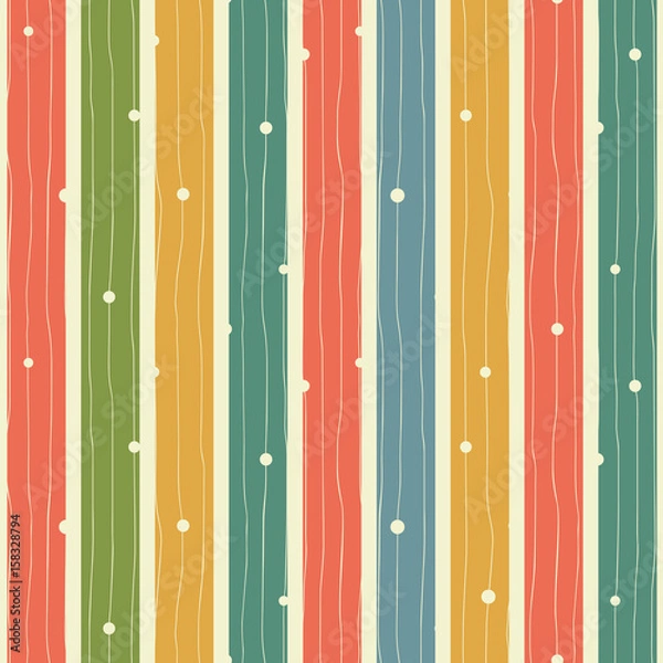 Fototapeta Seamless background for winter and christmas theme. Vector illustration.