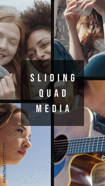 Fototapeta Sliding Quad Media Panel Title