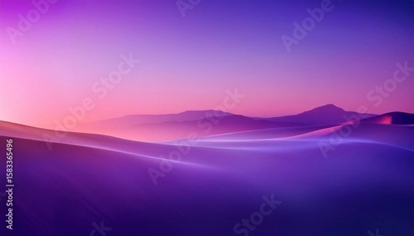 Fototapeta abstract gradient background in shades of purple and blue