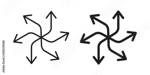 Obraz Versatile icon vector illustration. Flat design. Graphic design vector symbols.