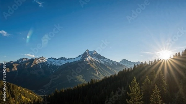 Obraz Region Surrounding Mt. Sunday