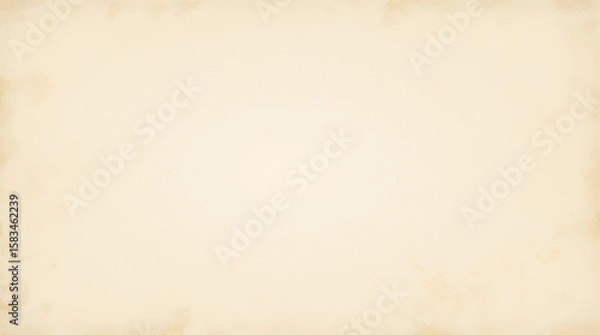 Fototapeta Old aged paper texture background. Blank vintage parchment with stained, grunge edges for manuscript or document design. Retro antique surface concept.