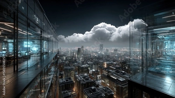 Obraz The future of cloud computing: trends like multi-cloud and cloud edge