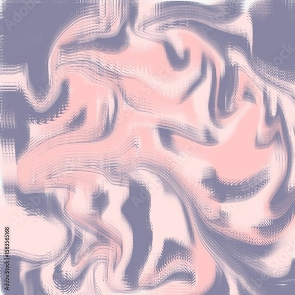 Fototapeta Fluid Abstract Art: A captivating display of swirling pastel tones creates an artistic and organic appearance