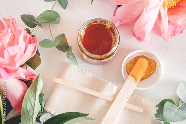 Obraz paste cukrowe do usuwania włosów