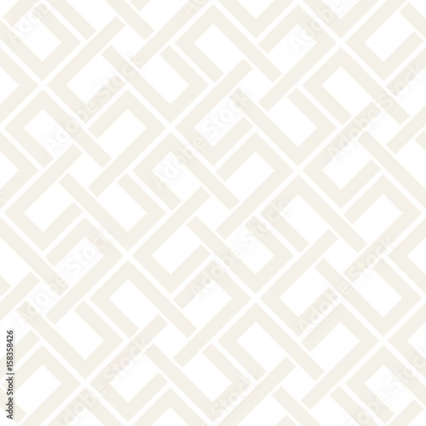 Fototapeta Seamless subtle cross lattice pattern. Abstract geometric tiling mosaic. Stylish background design