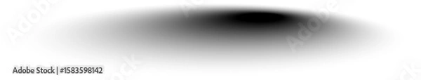 Obraz Round shadow effect. PNG shadow