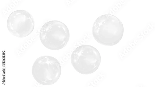 Fototapeta Transparent Bubbles