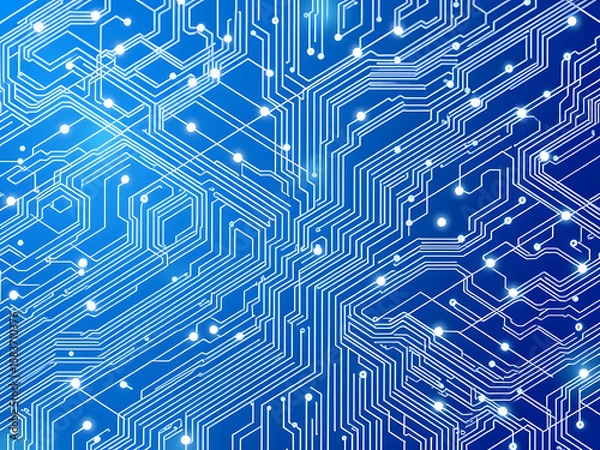 Obraz circuit board background