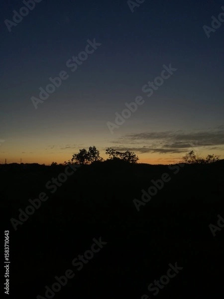 Obraz sunset in the mountains