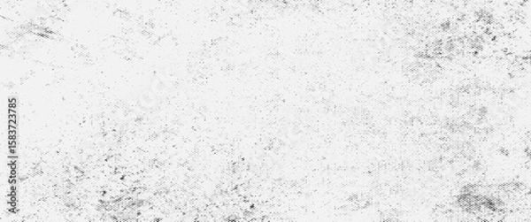 Fototapeta old newspaper background, blank grunge paper texture, dark news print pattern design with white grungy space for text, news backdrop