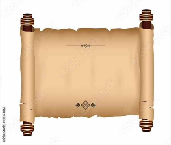 Obraz Parchment scroll