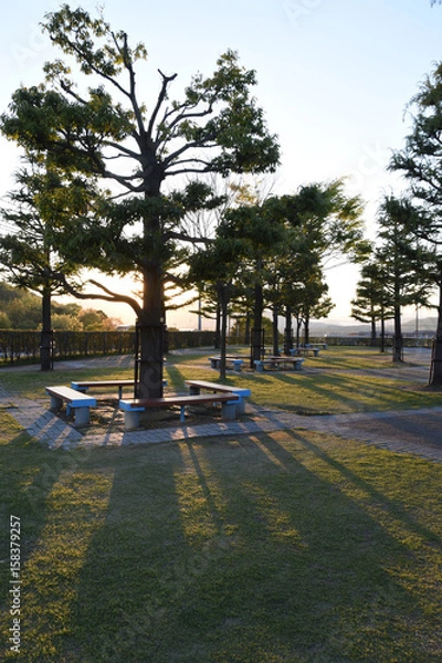 Obraz 夕日のシルエットvol２