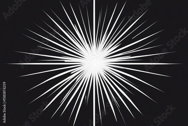 Fototapeta  light lens starlight white, effect shine sparkling background, galaxy magic magical, night beam, spark star, transparent spotlight glow explosion



