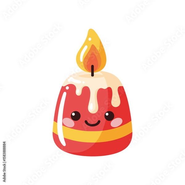 Obraz Candles – Jelly Candy Vector Icon from Set02