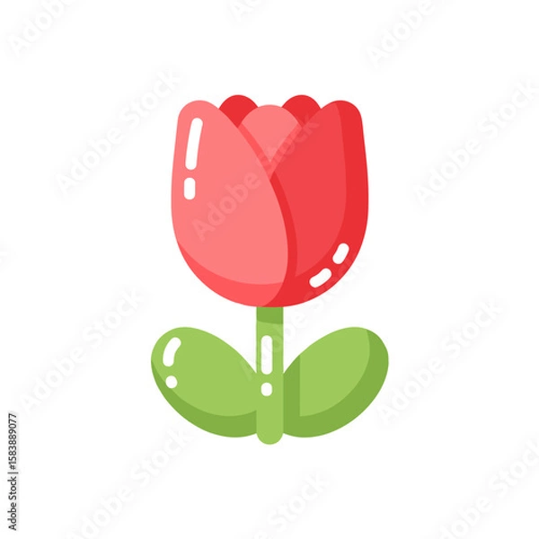 Obraz Tulip – Jelly Candy Vector Icon from Set03