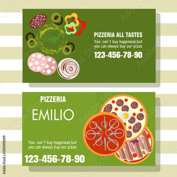 Obraz Bissnescard Pizzeria