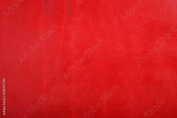 Obraz Natural red leather texture background.