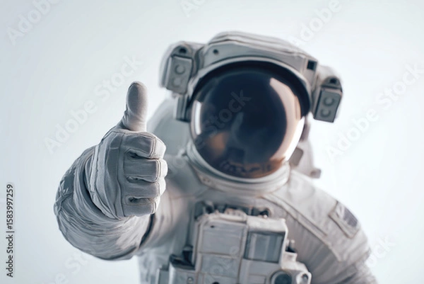 Obraz Astronaut Giving a Thumbs Up